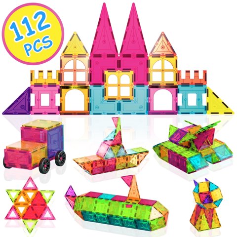 Set De Construcción Magnético Contixo 112 Pzas