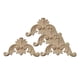 thumbnail image 1 of 4x Apliques De Madera Y Onlays Calcomanías Talladas Para Esquinas Para Espejo Armario 12cmx12cmx0.8cm, 1 of 5
