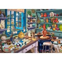 Rompecabezas Ravensburger Pottery Studio Sanctuary, 500 Piezas