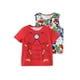 thumbnail image 1 of Camiseta sin mangas y camiseta Disney Marvel Iron Man para niños, paquete de 2, 1 of 6