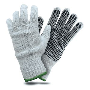 Genérico - Guante Algodon Tejido Antideslizante-Grueso 4Hebra