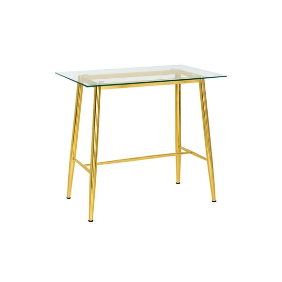 Mesa 120cm De Bar Atlas Vidrio Gold