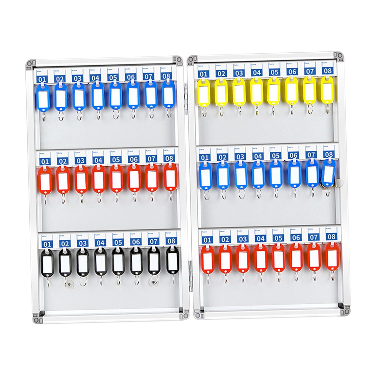 Magideal - Soporte Para Almacenamiento De Llaves Montado En La Pared Con Ganchos, Caja De Seguridad Para Llaves Para Complejos De Gestión De Alquiler, Fácil De M 48 Posición Clave