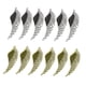 thumbnail image 4 of 12 Unids Antiguo Plata Y Bronce Grande Hollow Angel Ala Encantos Colgantes Artesanía, 4 of 5