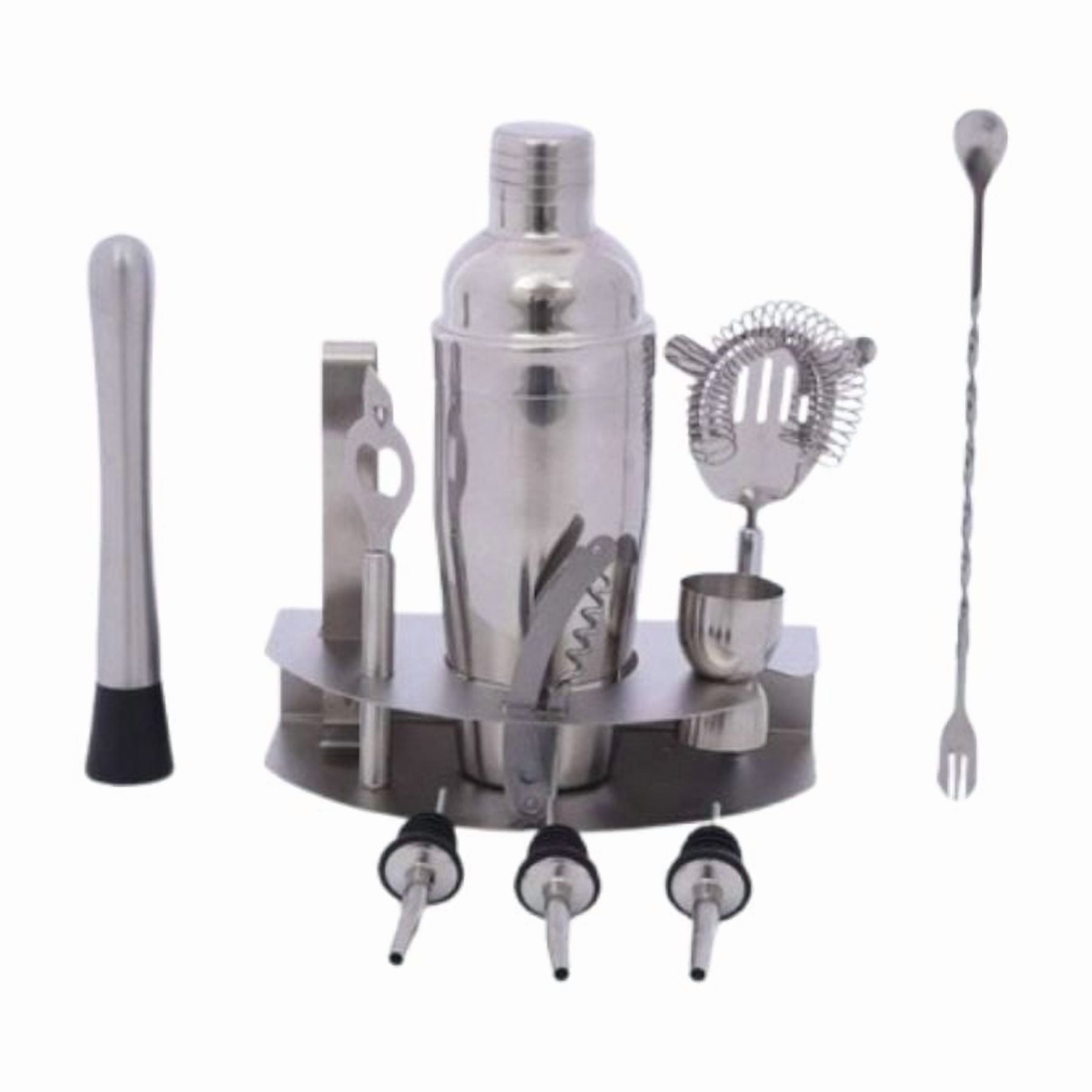 Aventura Store - Kit 11 Piezas De Coctelería Acero