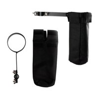 Magideal - Bolsa De Almacenamiento Para Baquetas, Soporte Para Baquetas, Bolsa De Tela Oxford Portátil Extraíble Para Soporte De Batería, Herrajes Tubulares Para