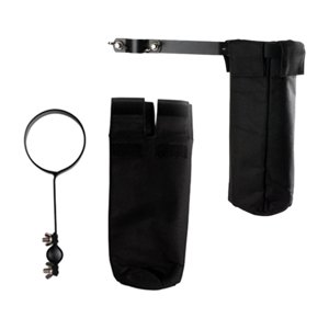 Magideal - Bolsa De Almacenamiento Para Baquetas, Soporte Para Baquetas, Bolsa De Tela Oxford Portátil Extraíble Para Soporte De Batería, Herrajes Tubulares Para