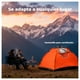 thumbnail image 3 of Carpa Camping 4 Personas Impermeable UV y Fácil Armado naranja, 3 of 5
