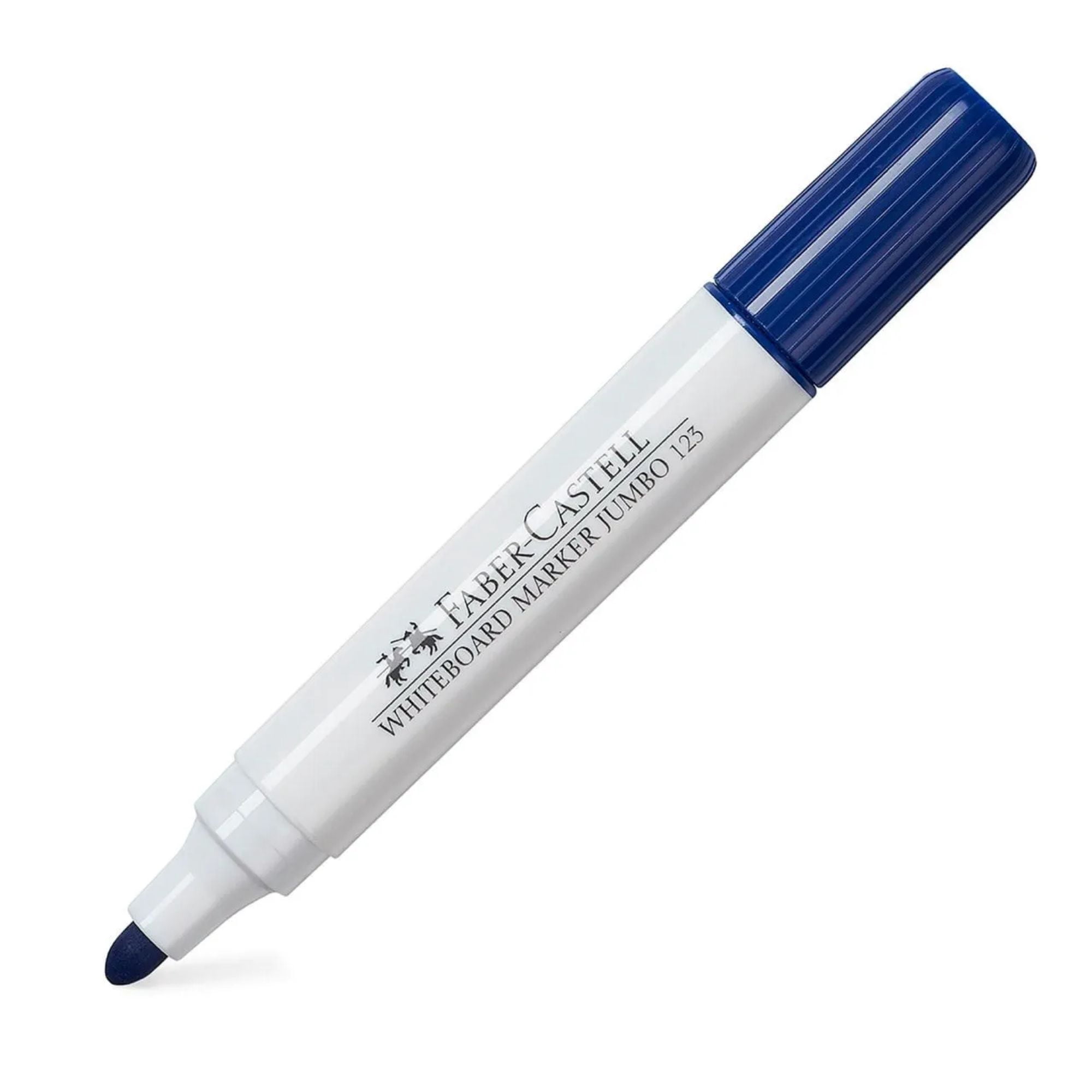 Plumón De Pizarra Jumbo Faber-castell 123 Azul Bl