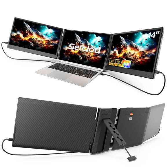 Extensor de pantalla para laptop Setclod T2 Pro 14.1" FHD IPS
