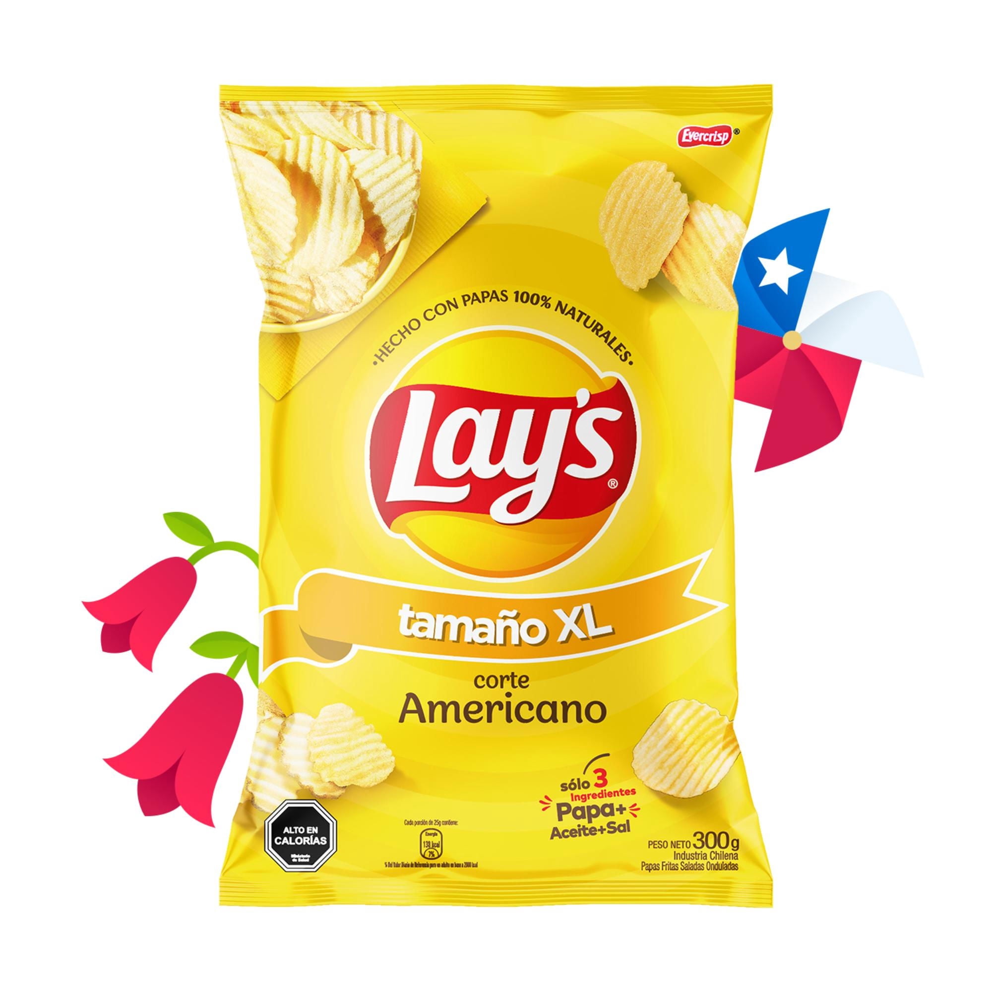 Papas Fritas Lay's Tipo Americano