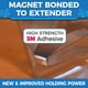 thumbnail image 5 of Extensor de ventilación magnético Eureka Air Under Furniture, paquete de 2, 5 of 7