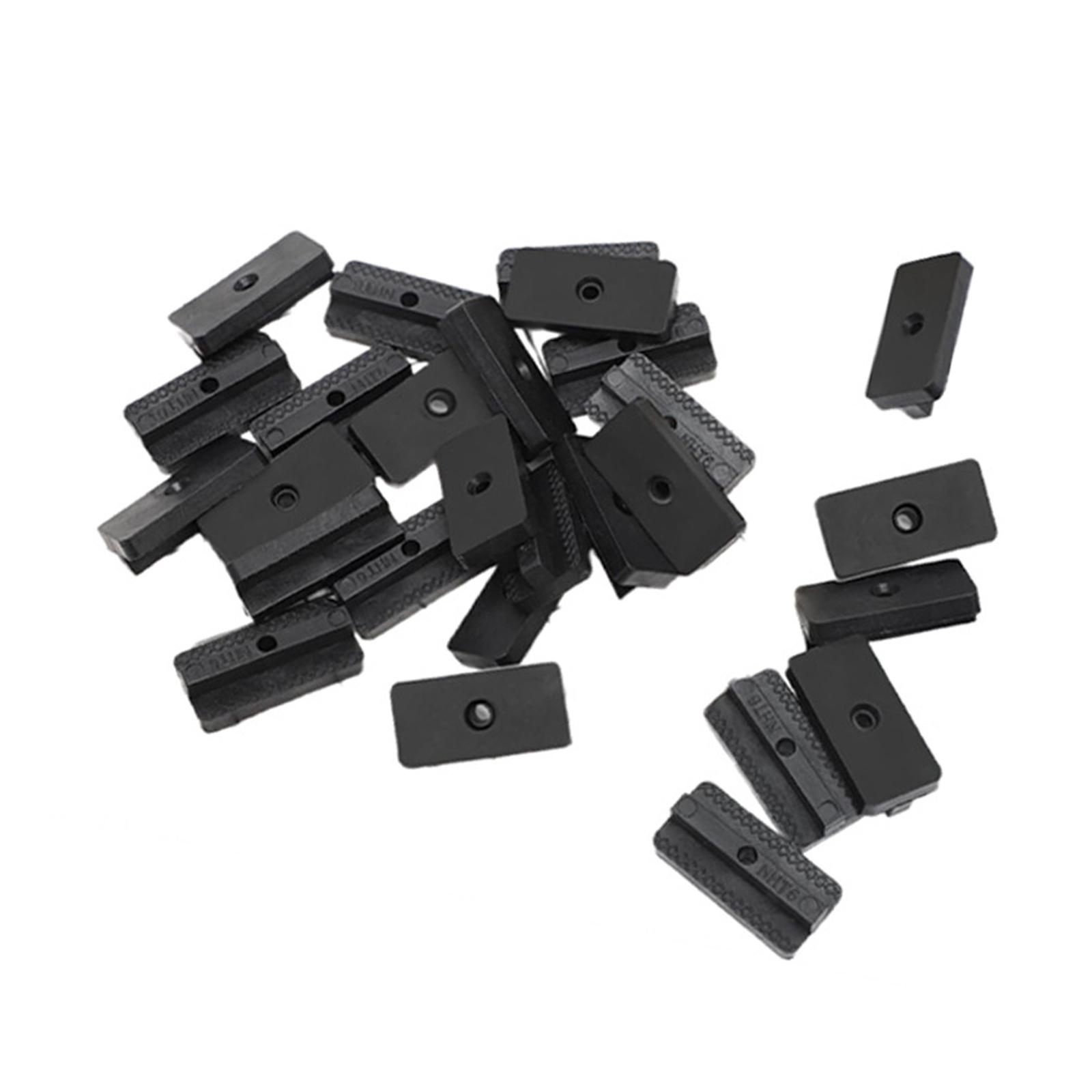 Magideal - 100 Piezas De Sujetadores Para Terrazas, Sujetadores Para Pisos, Fáciles De Instalar, Resistentes, Profesionales, Prácticos, Accesorios Para Tableros