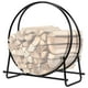 thumbnail image 1 of Estante para leña de acero tubular con aro para almacenamiento de leña COSTWAY, 1 of 3