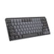 thumbnail image 1 of Teclado Logitech MX Mechanical Mini para Mac inalámbrico gris, 1 of 9