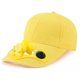thumbnail image 1 of Gorra jockey ventilador solar amarillo, 1 of 3