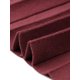 thumbnail image 5 of INSPIRE CHIC Faldas plisadas para mujer con cintura alta elástica, línea A, tejido de punto acanalado, falda midi de suéter para otoño e invierno, talla S, rojo vino, 5 of 6