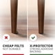 thumbnail image 4 of Protectores de fieltro para muebles X-Protector, 357 piezas, 4 of 6