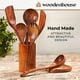 thumbnail image 5 of Juego de utensilios Woodenhouse de madera de teca de calidad duradera, 8 piezas, 5 of 8