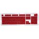 thumbnail image 1 of DIY PBT 104 Teclas Keycaps Para 61 64 72 98 Teclado Mecánico Para Juegos Rojo, 1 of 5