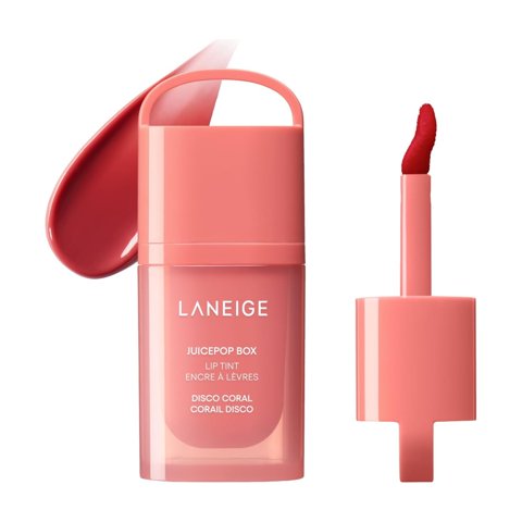 Tinte Labial Laneige Juicepop Box, Hidratante Y Duradero, Disco Coral