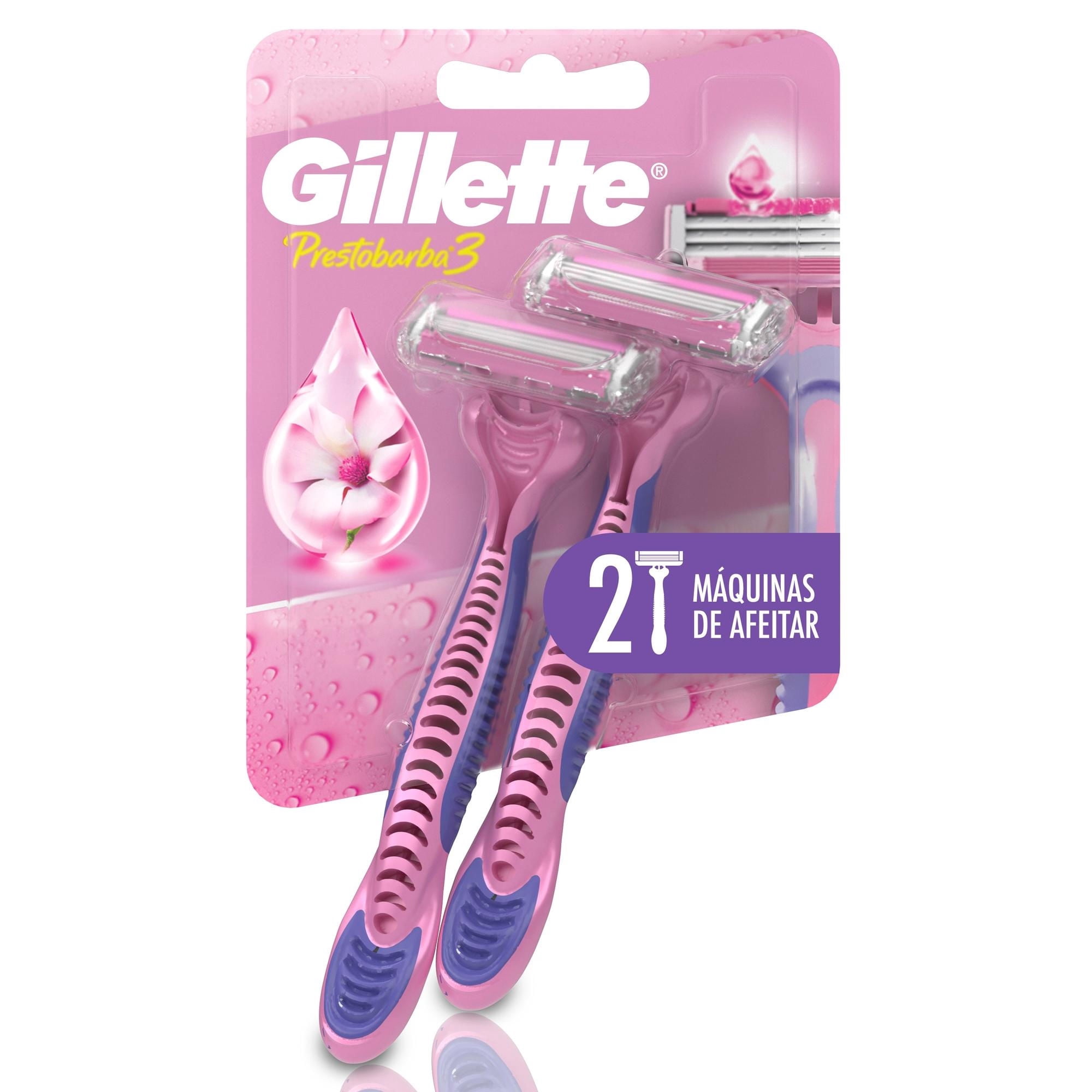 Máquina De Afeitar Desechable Prestobarba3 Con Aceites Botánicos 1 Un Gillette