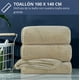 thumbnail image 2 of Toallon Grande De Baño 100 X 140 Microfibra Playa Beige, 2 of 3