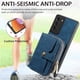 thumbnail image 2 of Funda Tipo Cartera con Correa Cruzada para Samsung Galaxy S21 Protección Contra Golpes Azul, 2 of 5