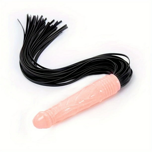 SM BDSM Dildo Whip Flogger Flirting Fantasy Fetish Hand Paddle - Kinky Restraint Bondage Sex Role Play Toys for Couples