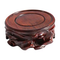 Bothyi - Base De Madera Circular Base De Maceta Soporte De Exhibición Base De Tetera Para Decoración