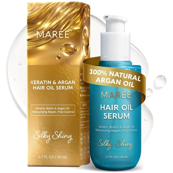 Aceite Capilar MAREE Keratina, Argán y Biotina 50 ml