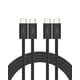 thumbnail image 1 of Cable USB C a USB C, paquete de 2 unidades de Belkin, 2 m, 240 W, para iPhone 16, 1 of 9