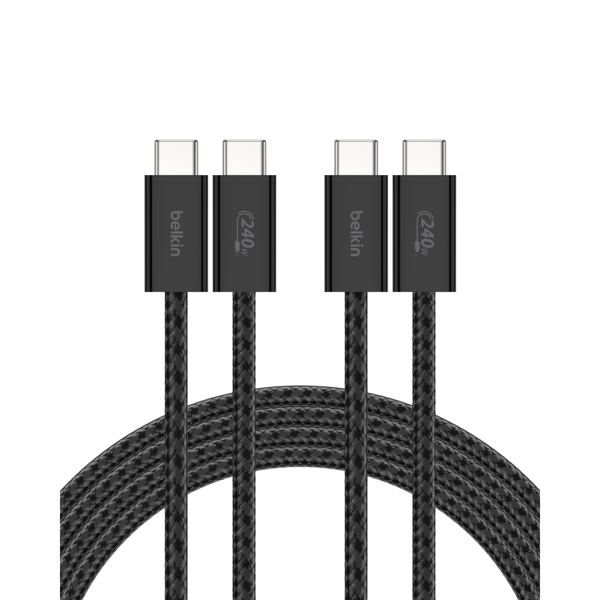 Cable Usb C A Usb C, Paquete De 2 Unidades De Belkin, 2 M, 240 W, Para Iphone 16