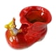 thumbnail image 3 of Portalápices Botas Estatua Decoración Manualidades Contenedor De Bolígrafos Adorno De Mesa Pájaro Rojo, 3 of 5