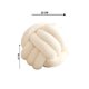 thumbnail image 2 of Cojin Diseño Nudo Blanco 22 Cm, 2 of 3