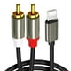 thumbnail image 1 of Adaptador de Cable de Audio AARONMEI RCA a 3.5mm, 1 of 3