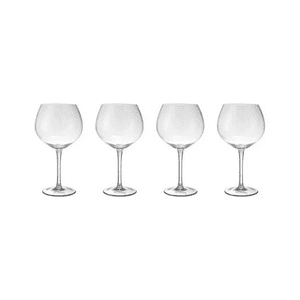 Importclick - Set 4 Copas Aperitivo Cóctel Vidrio 640 Ml Transparente
