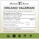 thumbnail image 2 of Cápsulas Raíz Valeriana Orgánica 60 Vegan, 2 of 3