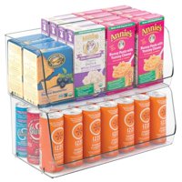 Cesta Organizadora De Almacenamiento Mdesign Ligne De Plástico Pet, Paquete De 2