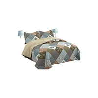 Genérico - Cubrecama Quilt Con Chiporro 2P P41