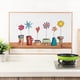 thumbnail image 3 of 1pc Kitchen Oil-proof Sticker, Waterproof Self-adhesive High Temperature Resistant Range Hood Cooktop Cabinet Countertop Fireproof Aluminum Foil Wallpaper, 3 of 4