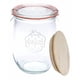 thumbnail image 1 of Tarro WECK 745 Tulipán con tapa de madera, 1 of 5