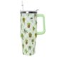 thumbnail image 1 of Vaso térmico Ceovfoi 1200 ml con cactus, asa y pajilla, 1 of 8