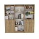 thumbnail image 1 of Combo 2 Estantes 2 Puertas + Estante 4 Repisas Macadamia, 1 of 7