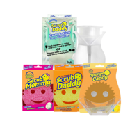 Scrub Daddy - Pack + Scrub Mommy + Soap Daddy + Sponge Caddy