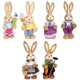 thumbnail image 4 of 6x Conejo De Pascua De Paja Decoración Foto Props Estatua De Conejito Decoración De Mesa, 4 of 4