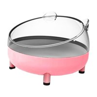 Magideal - Casa De Baño Para Animales Pequeños, Caja De Baño De Arena Para Hámster, Ducha, Bañera, Contenedor De Baño De Arena, Sala De Sauna De Chinchilla Para Rosa