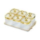 thumbnail image 1 of Caja De Almacenamiento De Alimentos Dividida Con Plato De Frutos Secos Para Comedor, Sala De Estar, Fiesta, Transparente, 1 of 5