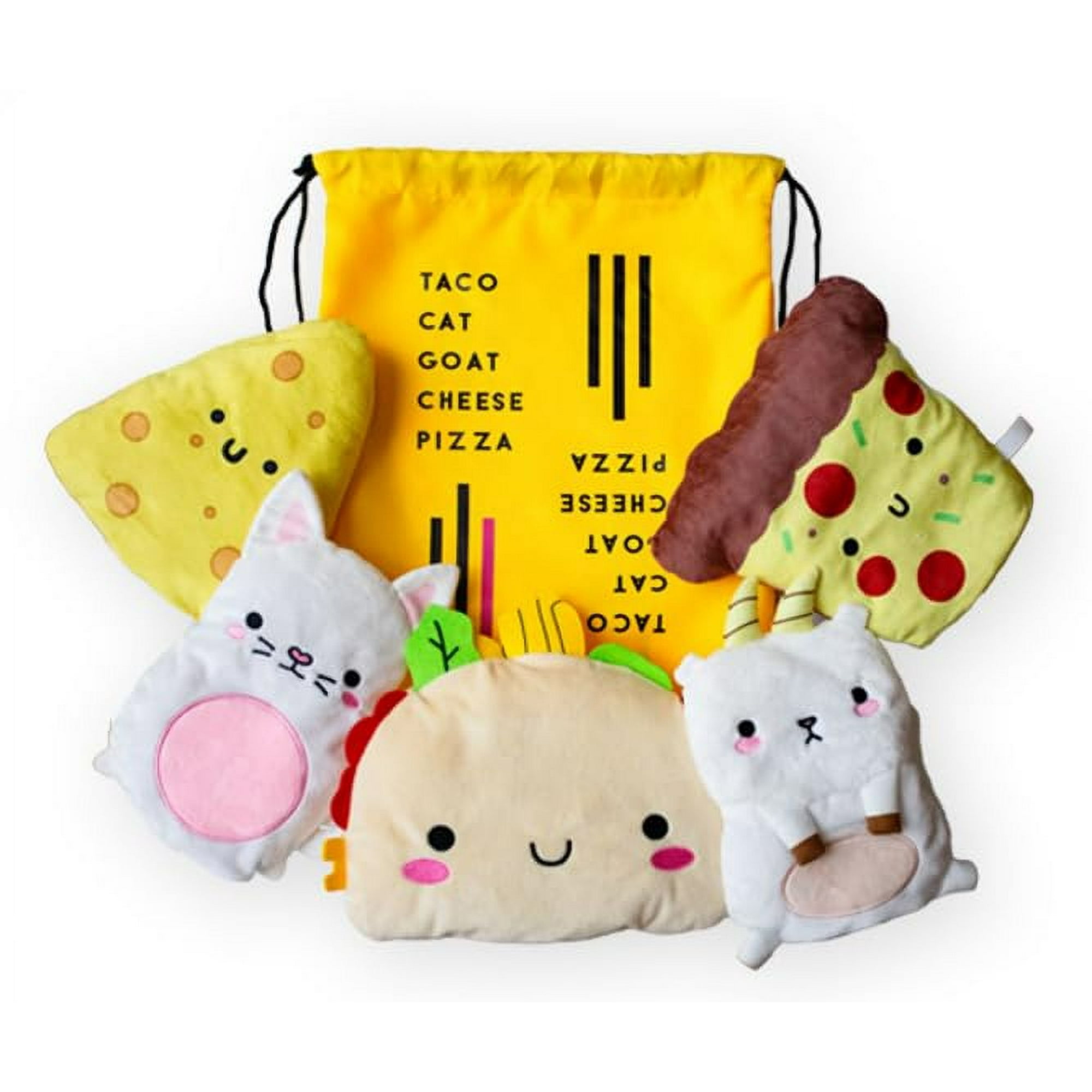 Taco Cat Goat Cheese Pizza - Juego De Manoplas De Felpa Para Pizza Con Queso De Cabra Para Tacos Y Gatos Con Bolsa