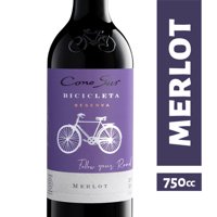 Vino Tinto Merlot Botella 750 Cc Bicicleta